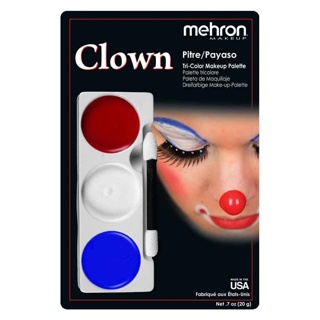 Tri-Colour Make-up Palette - Clown