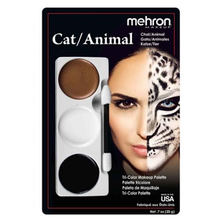 Tri-Colour Make-up Palette - Cat Tiger