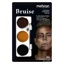 Tri-Colour Make-up Palette - Bruise - Carded