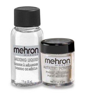Metallic Powder SILVER with Mixing Liquid Carded