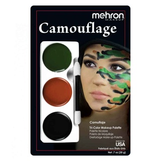 Tri-Colour Make-up Palette - Camouflage